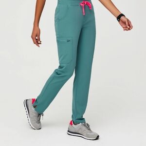 Figs Yola Skinny Scrub Pants, XS, Hydrogreen
